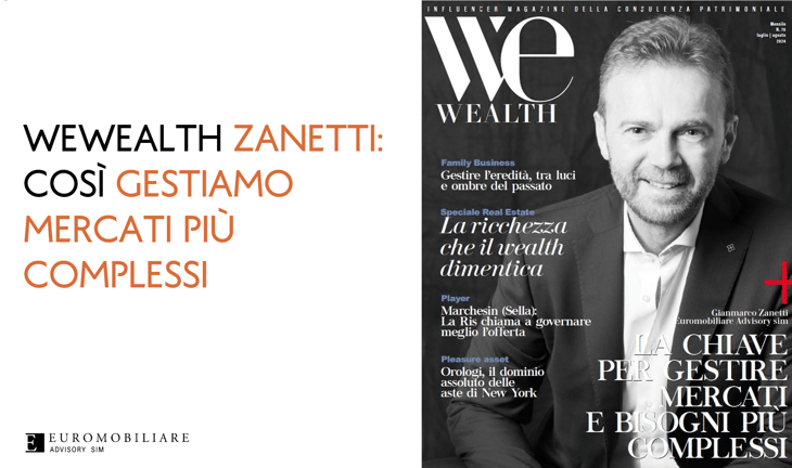 Copertina su We Wealth di Gianmarco Zanetti