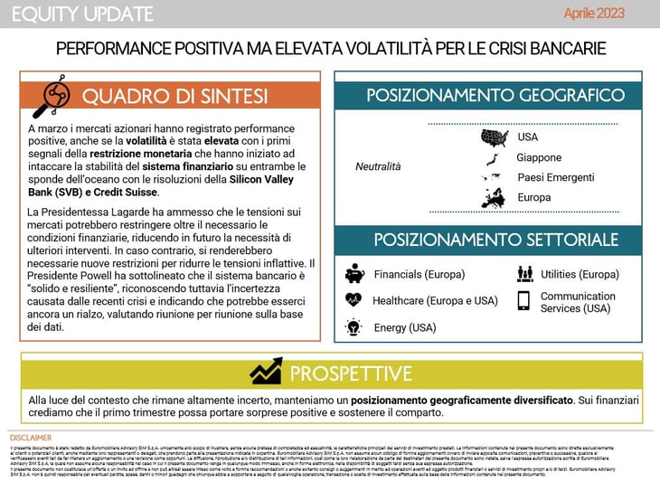 equity update aprile infografica