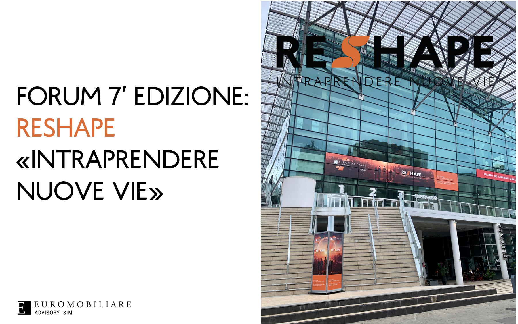 EASIM 7' edizione Forum 2024 Reshape