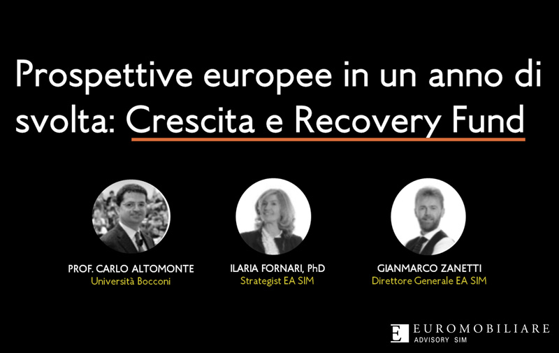 Prospettive europee in un anno di svolta: Crescita e Recovery Fund.